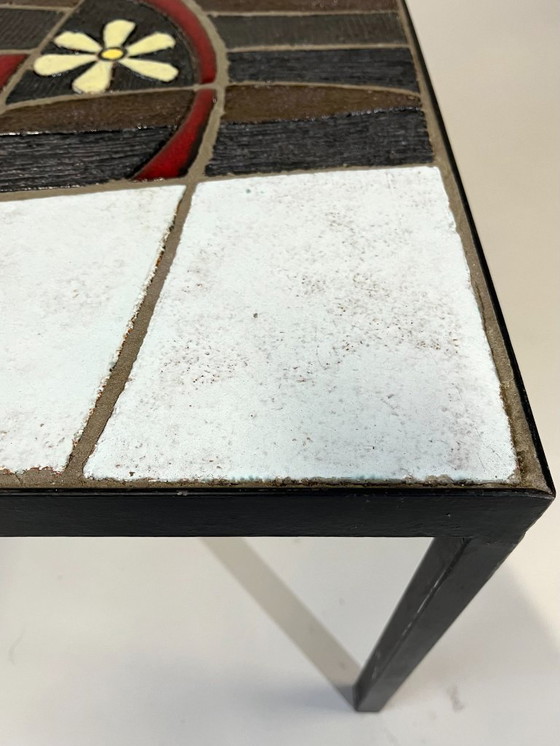 Image 1 of Tavolino in ceramica di Paul Vermeire per Perignem, Belgio, anni '60