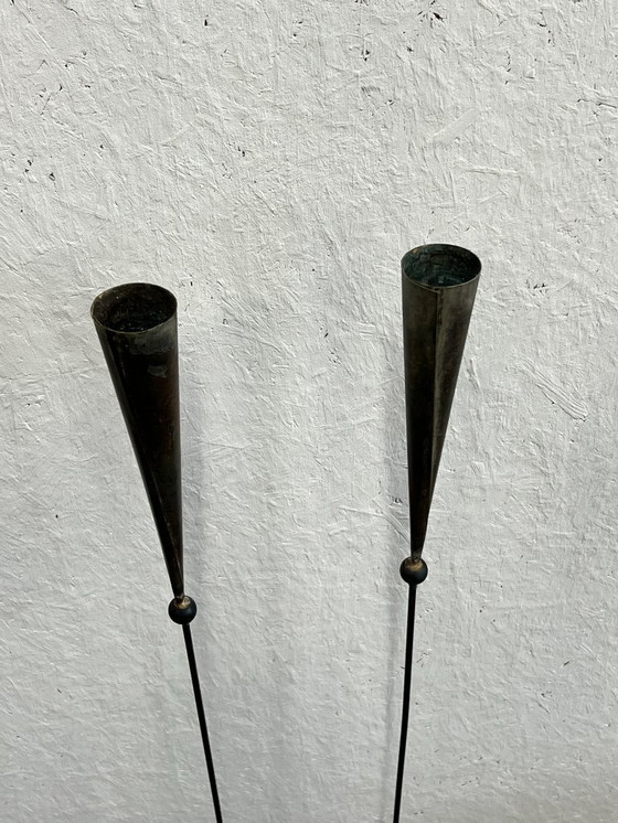 Image 1 of Set di candelieri da terra / portacandele Pieter Spruyt Design, anni '80