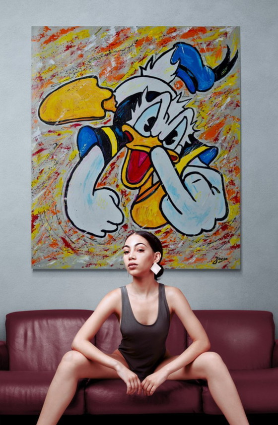 Image 1 of Jovan Srijemac (1962) - Angry Duck, Fuck you 