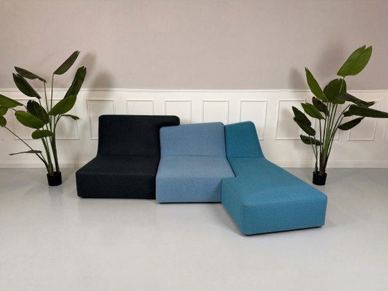 Image 1 of Ligne Roset Confluences Bank Luik Blauw