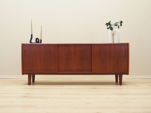 Teakhouten dressoir, Deens ontwerp, 1970S, Productie: Denemarken