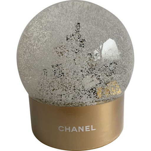 Vintage gemotoriseerde sneeuwbol chanel N-5