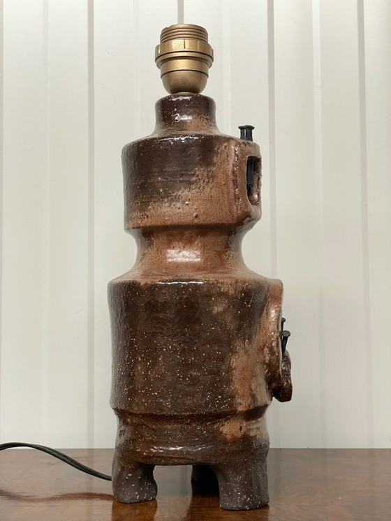 Image 1 of Vintage Brutalist Table Lamp