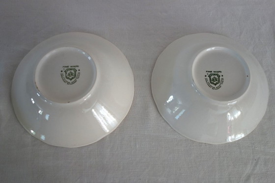 Image 1 of 2 platos hondos de loza Fine Ware