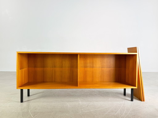 Midcentury sideboard WK Möbel lowboard long teak vintage