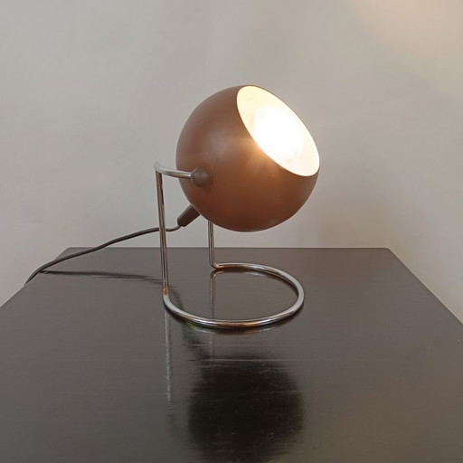 Lampada da tavolo a forma di occhio atomico - anni '60