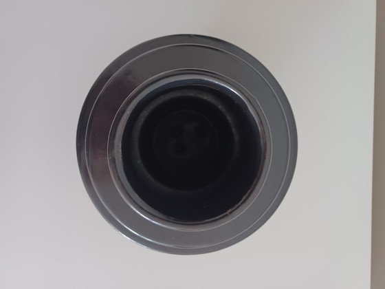 Image 1 of Vase, Modern. Daan Kromhout. Black Ceramic, Mat/Satin