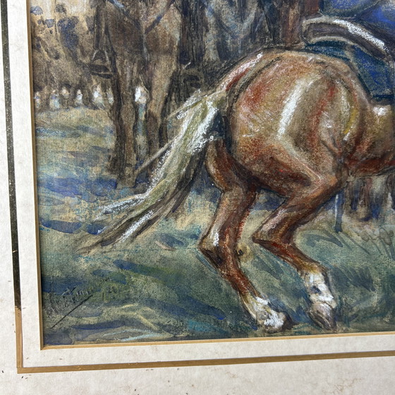 Image 1 of La caballería se prepara para la guerra - Gerard Westermann