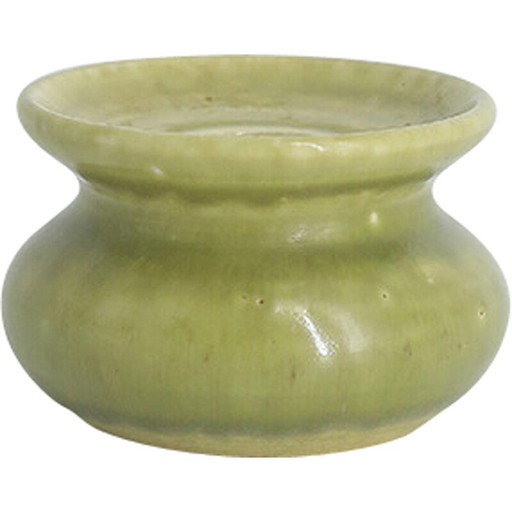 Vintage stoneware candlestick by Gunnars Keramik Höganäs, Sweden 1960