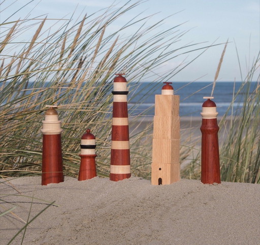 Unique handmade solid wood lighthouses