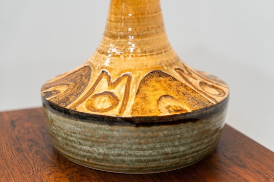 Image 1 of Ceramic table lamp by Søholm for Bornholmsk (Denmark, 1960s).