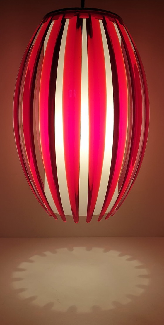 Image 1 of 2 x Herstal Pulz Tentakel XL Pendelleuchten rot