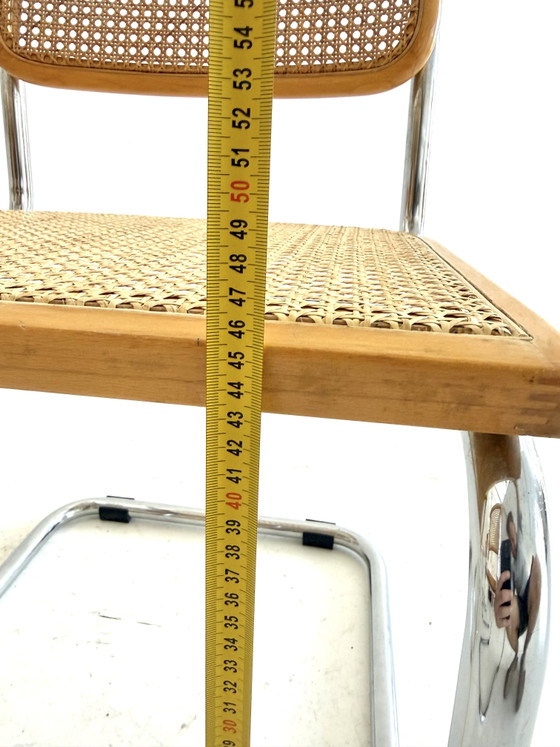 6 sedie Cesca Marcel Breuer – Sedie da pranzo, Aluminium, Wood (photo 11 of 13)