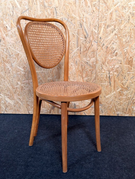 Image 1 of Thonet’ ZMP Radomsko Gebogen Houten Stoelen