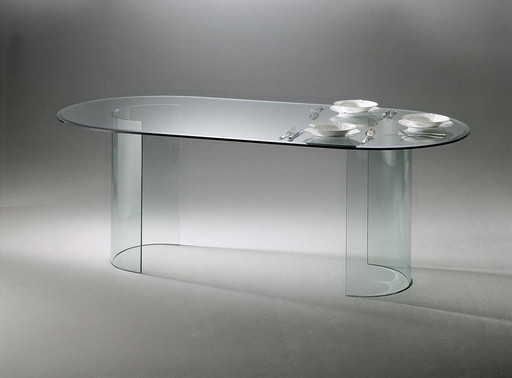 Table de salle à manger en verre - Dreieck Design