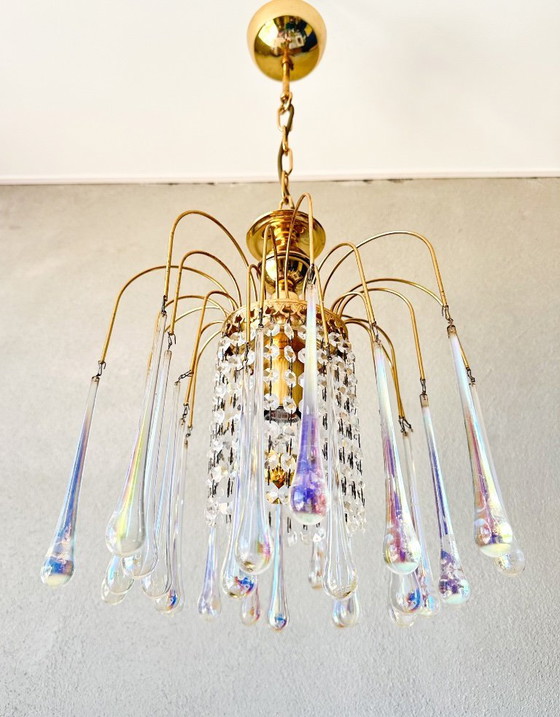 Image 1 of Lampadario a goccia vintage