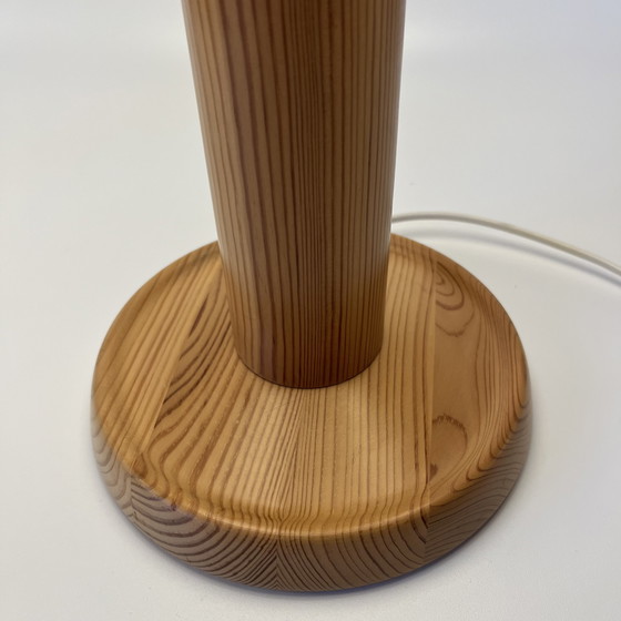 Image 1 of Pair of vintage Scandinavian lamps, Solbackens Svarveri, Sweden, 1970s