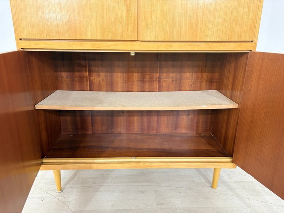 Image 1 of linnenkast uit de jaren 60 / vintage kledingkast / kledingkast in mid-century stijl