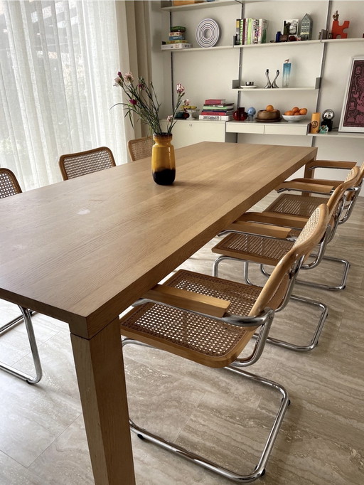 Arco Essenza Solid Oak Dining Table – 240x90 cm