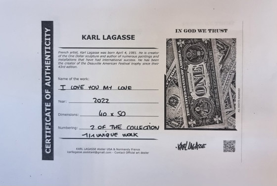 I Love You My Love - Original Painting 2022 Karl Lagasse (1981) – Paintings & Drawings, Other (photo 6 of 10)