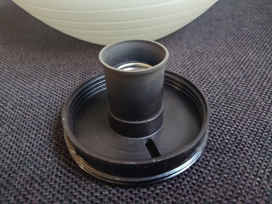 Image 1 of Vintage Brüne Glas Germany swirl plafonnière