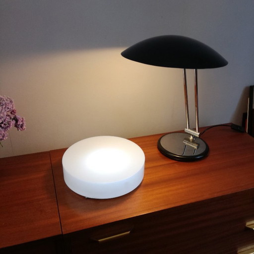 Round ceiling light in Lucite, Spain, 1990