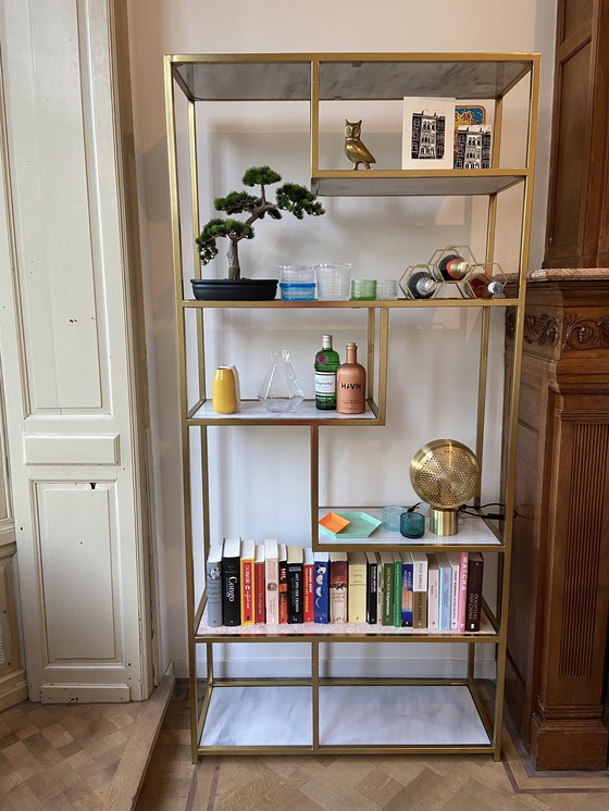 Image 1 of Appendiabiti da parete in oro bianco/marmo rosa oro