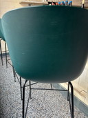 8x Gubi Beetle Barstoelen