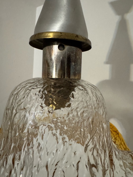 Image 1 of Murano glass flower chandelier, 1970s