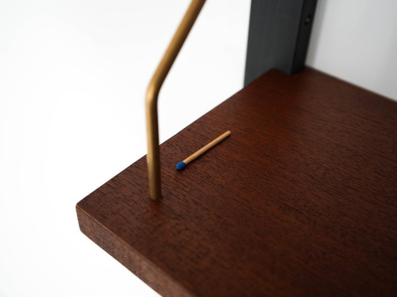 Image 1 of Teak wall unit, Danish design, 1960s, production: Denmark