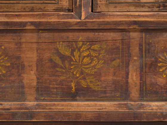 Antique carved console in pine wood – China, circa 1900 – Iron (photo 37 of 40)