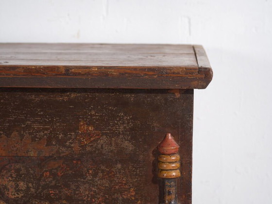 Baule contenitore antico datato Anno 1861 #23 – Cassettiere (photo 37 of 40)