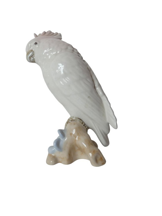 Image 1 of Cockatoo porcelain figurine Royal Dux 18 cm UK4aEb