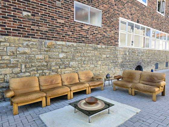Image 1 of Ensemble de sièges, canapé, fauteuil, style vintage années 60-70, bancs, canapé modulable, style milieu du siècle