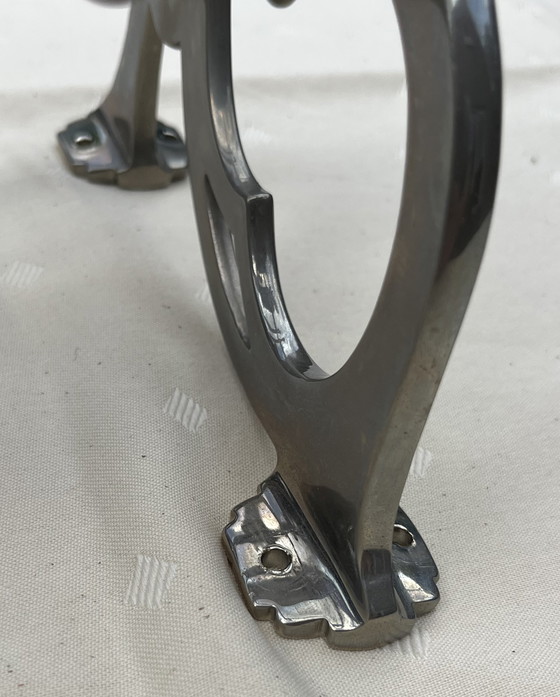 Image 1 of Eichholtz Hudson Wall Coat Rack | Large Version | Nickel | New Condition