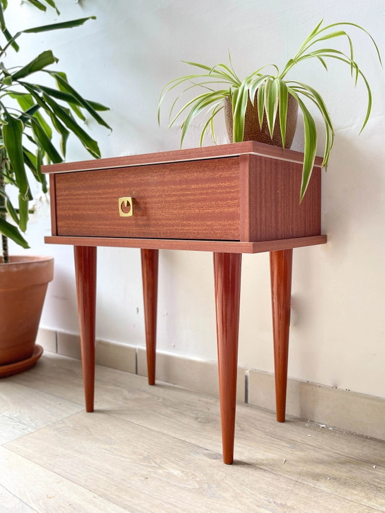 Table de Chevet Vintage Années 50 – Mobilier de jardin, Brass (photo 2 of 10)