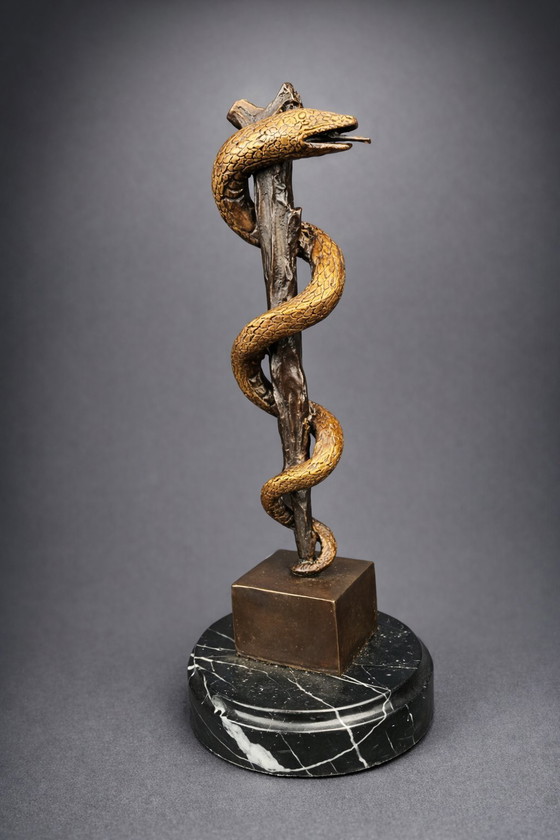 Image 1 of Bronzen Asclepius