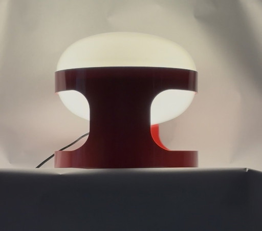 Lámpara de mesa Joe Colombo KD27 - Roja