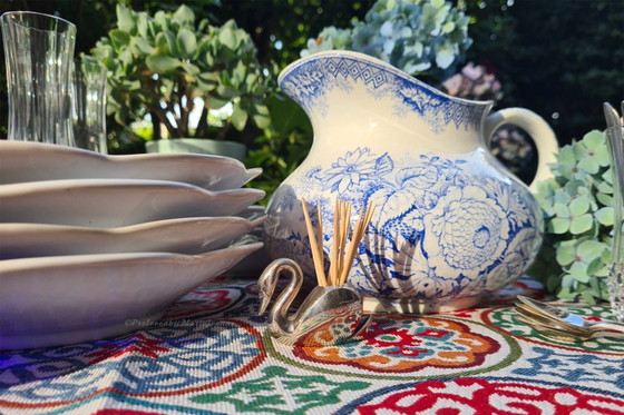 Image 1 of 1x HAMAGE NORD (St Amand) French ironstone water pitcher 