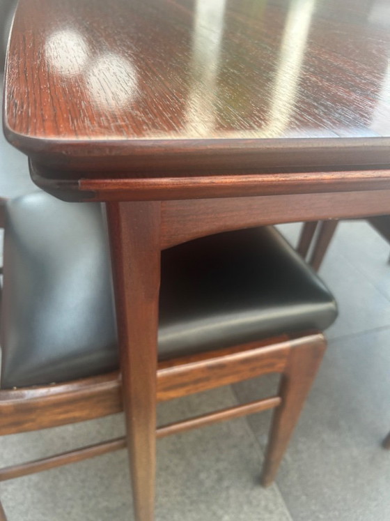 Image 1 of Erik Buch rosewood eetkamer set