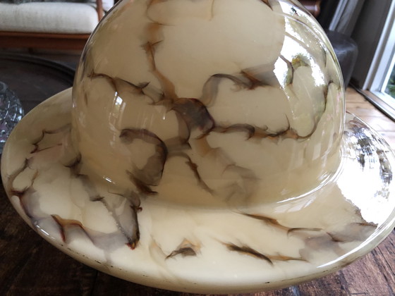 Image 1 of Lampe Art Déco à glaçure magnifique