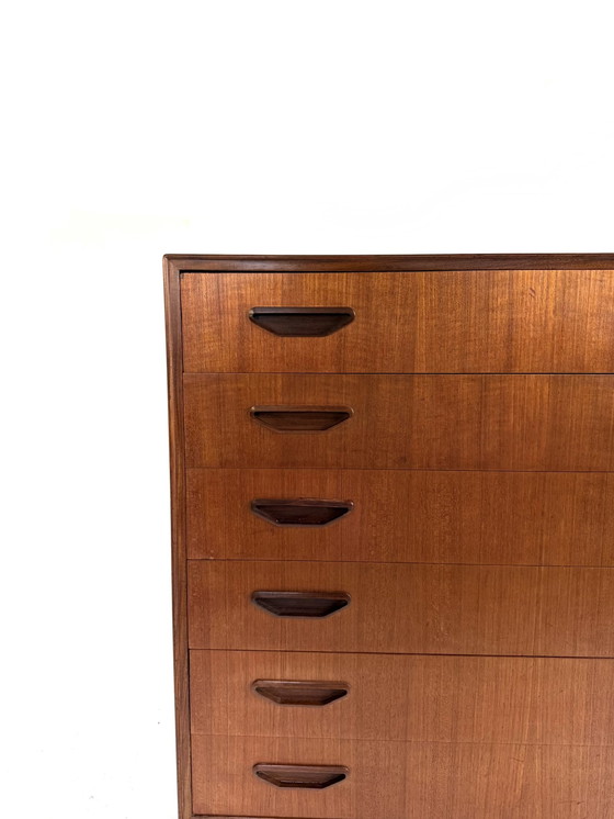 Image 1 of Cassettiera vintage XL in teak, Olholm Møbelfabrik '60