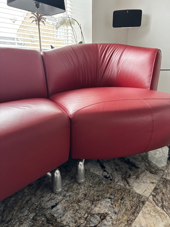 Image 1 of  Leolux Pupilla chaise  longue bank als nieuw