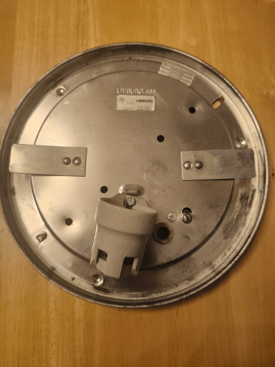 Image 1 of Limburg plaffonnairre Amber glas