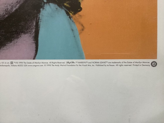 Image 1 of Andy Warhol - Marilyn Monroe - Te Neues poster 1998
