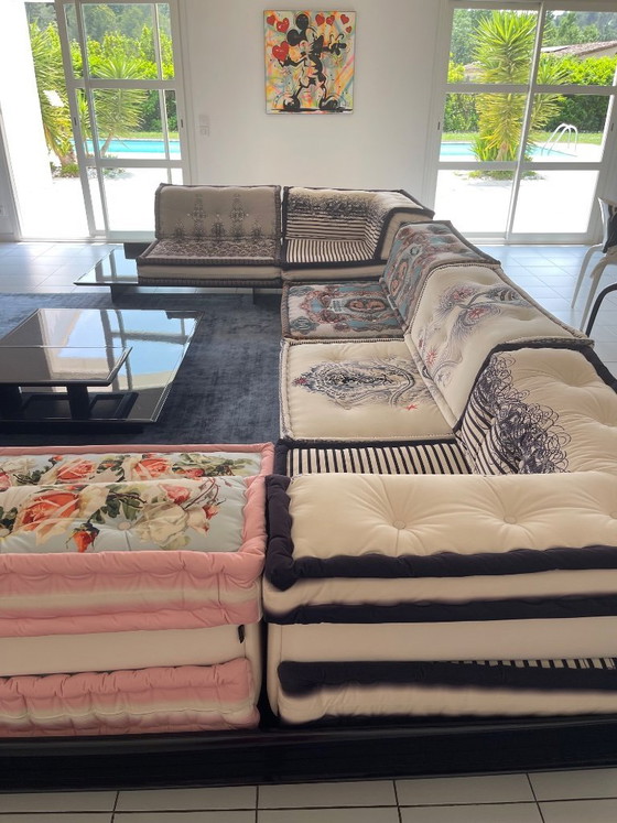 Set Soggiorno Mah Jong edizione 'Jean-Paul Gaultier' Roche Bobois – Divani modulari, Velvet (photo 4 of 7)