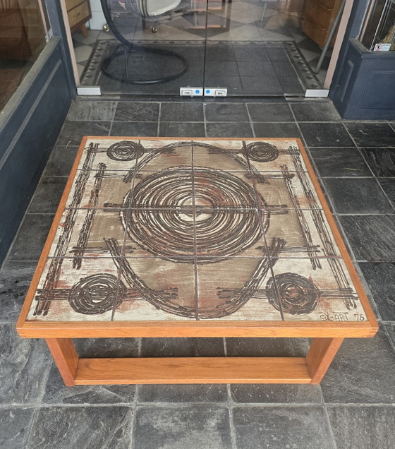 Image 1 of Brutalist Trioh, Ox Art table