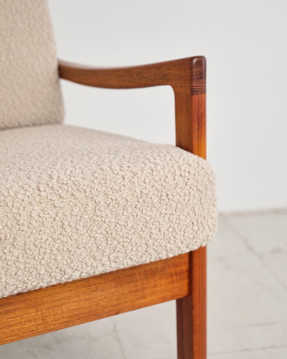 Zweisitzer-Sofa aus der Mitte des 20. Jahrhunderts, Serie Senator, Teakholz-Couch von Ole Wanscher (photo 15 of 23)