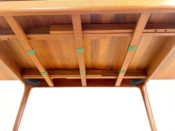 Image 1 of Uitschuifbare eettafel Mid Century Glostrup Møbelfabrik teak