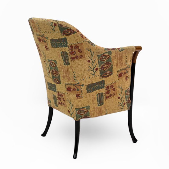 Image 1 of Paire de fauteuils italiens Giorgetti « Progetti », années 1980